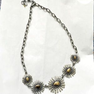 🎈SOLD🎈LUCKY BRAND Silver & brass necklace